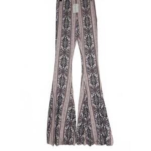 Wishful Thinking Boho Bell Bottom Paisley Pants Leggings Size Small NWT!